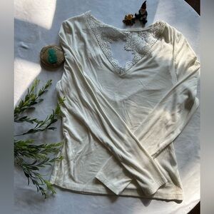 Lacy Long Sleeve Tee